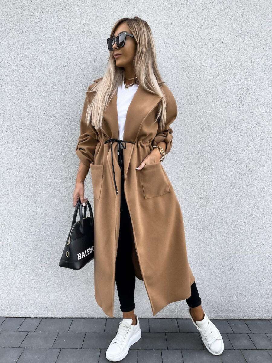 Cappotto chica Camel