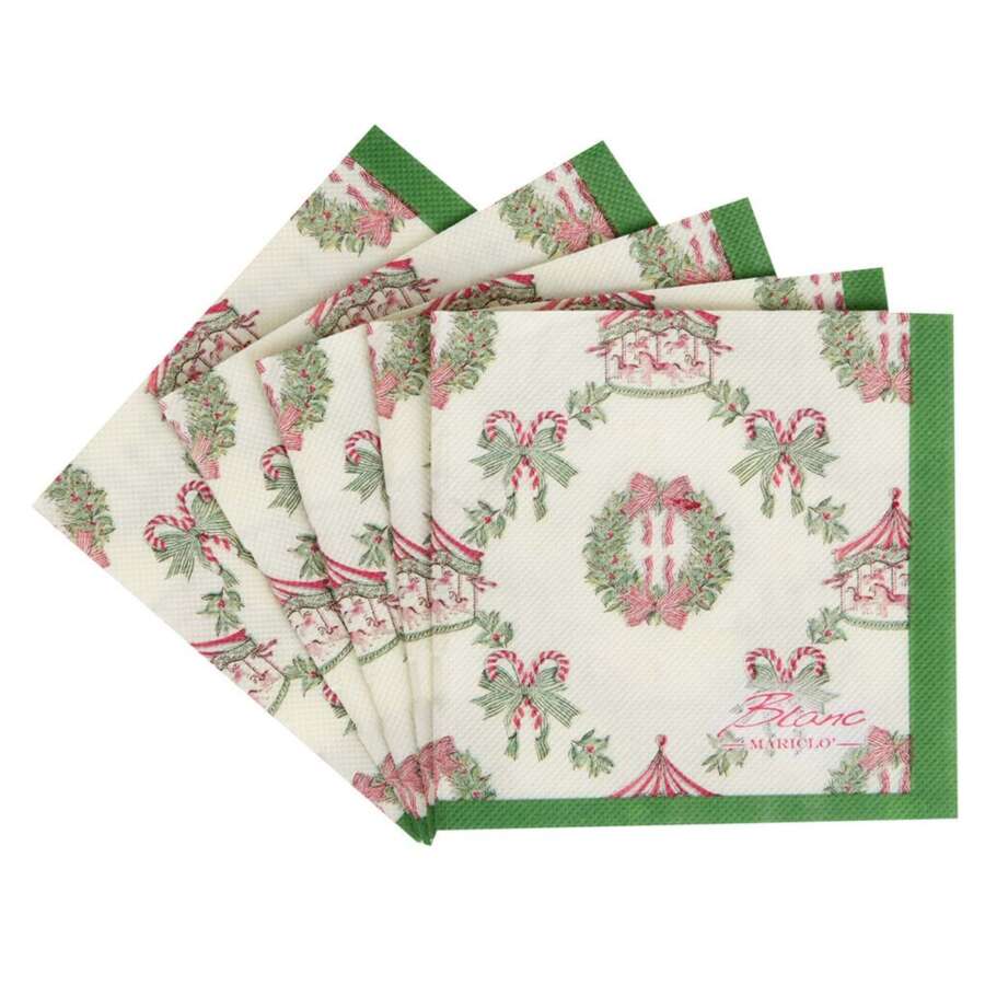 tovagliolini carta set 30 pezzi Blanc Mariclo'