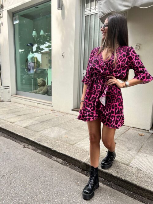 juliette Fucsia e nero Maculato