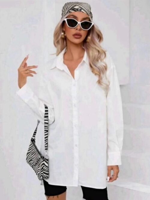 camicia lunga Bianca