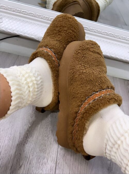 ciabatte ugg teddy camel