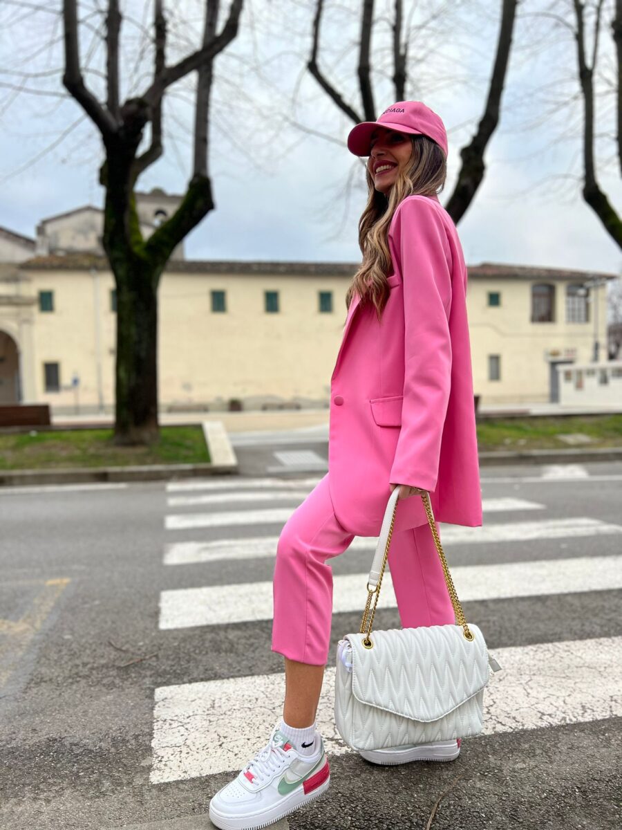 blazer iris rosa barbie - immagine 3