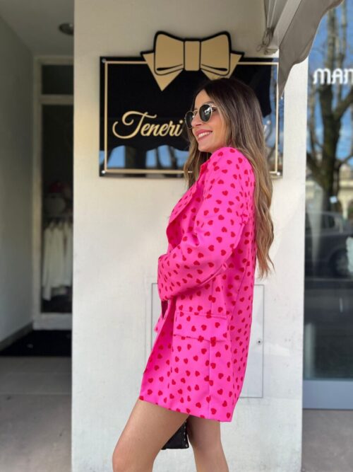 Blazer Mucho Amor Fucsia
