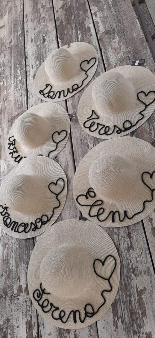 Cappello Paglia personalizzabile ♥