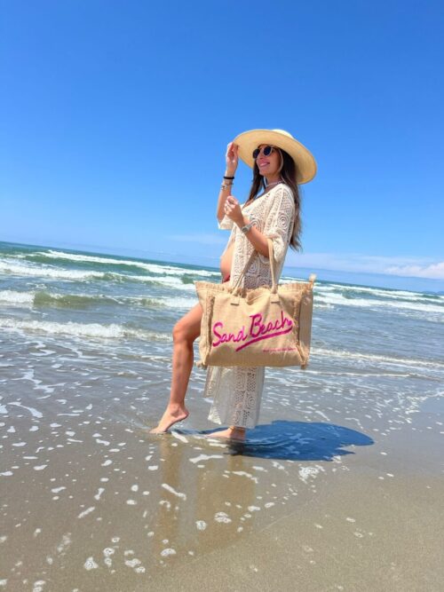 Borsa mARE Juta SAND BEACH Fucsia