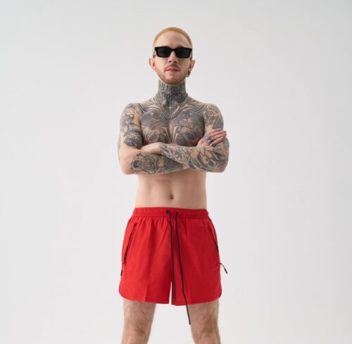 COSTUME PANTALONCINO rosso