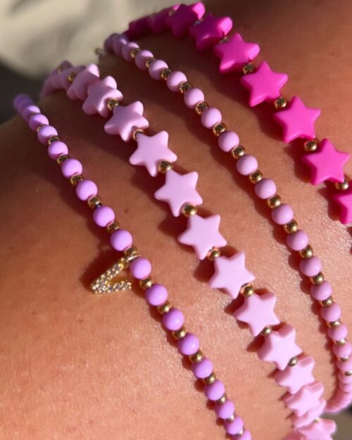 Collana perline colorate iniziale