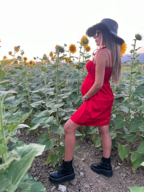 abito dasy rosso