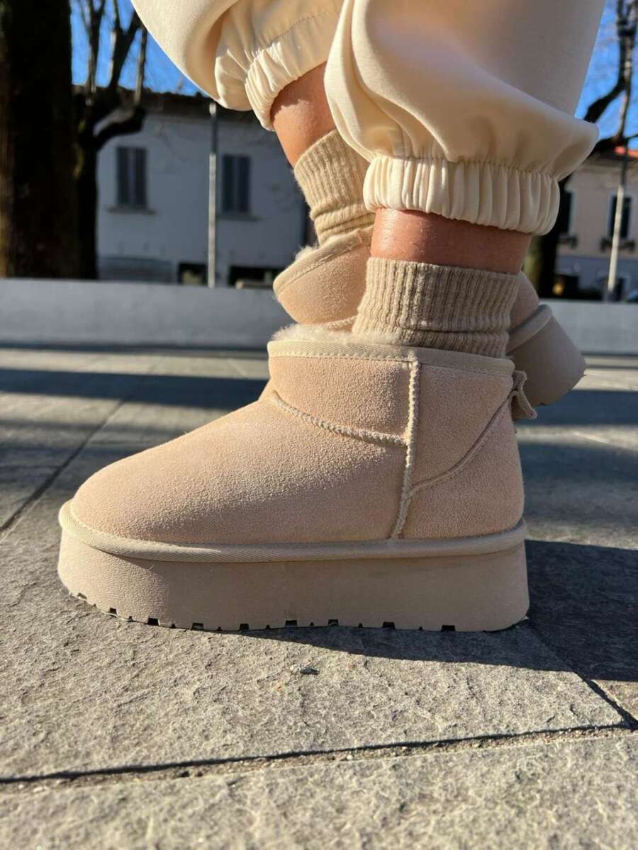 ugg inspired vera pelle beige