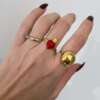 aNELLO CON TONDO ORO