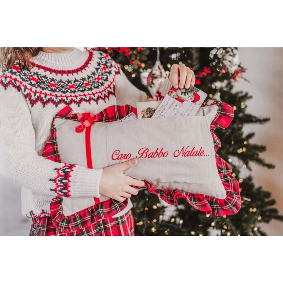 cuscino Caro Babbo Natale