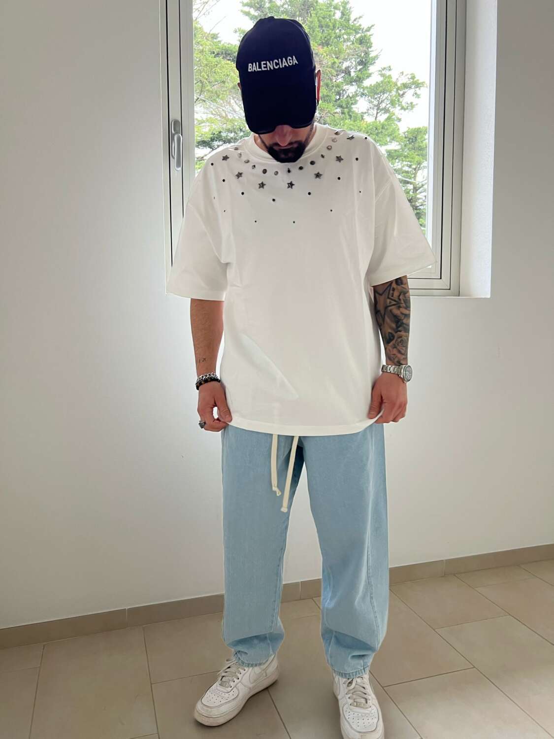 t-shirt Harlem Bianca - immagine 2