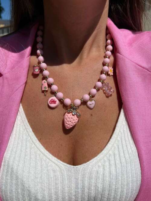collana Fragolina Rosa