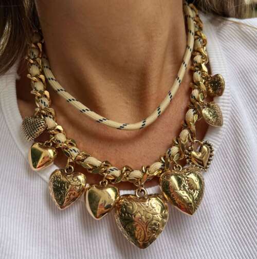 collana doppia Corda Cuori