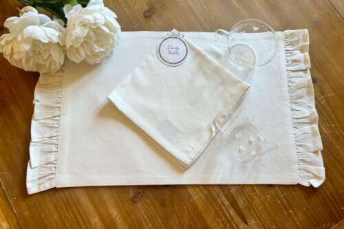 tovaglietta da colazione con tovagliolo element naturale