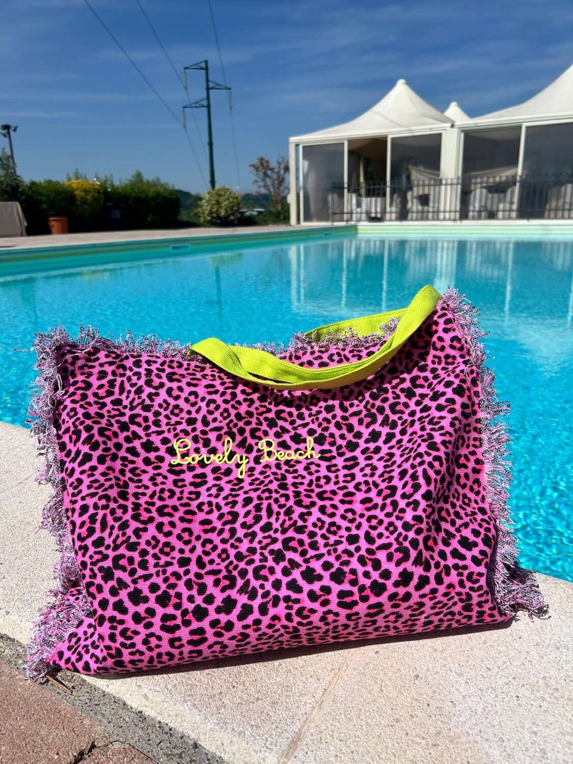 borsa mare maculata Fucsia - immagine 5