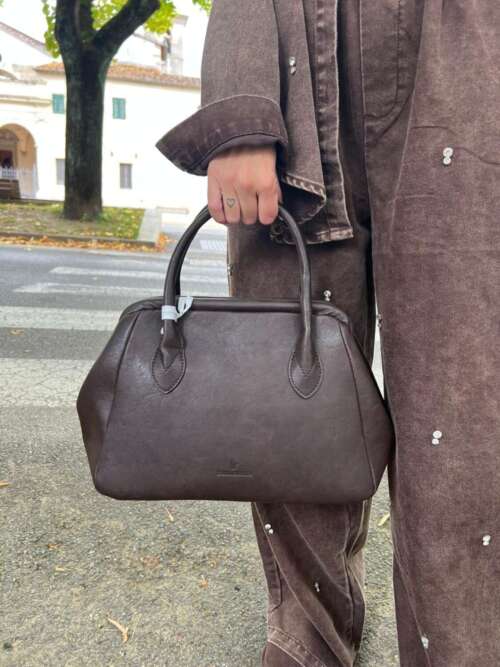 borsa instinct marrone