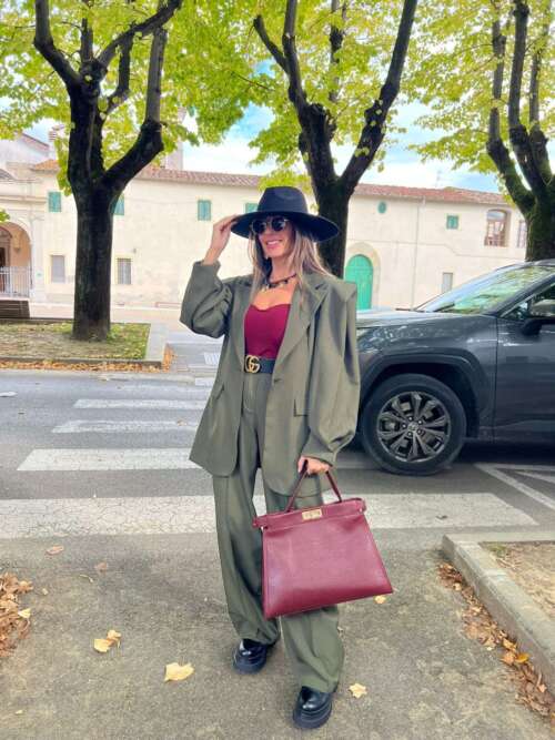 tailleur glamourous verde