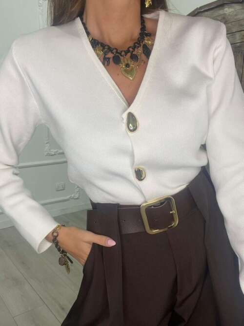 cardigan veneta panna