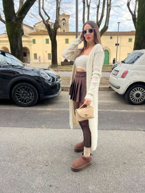 twin set treccia panna