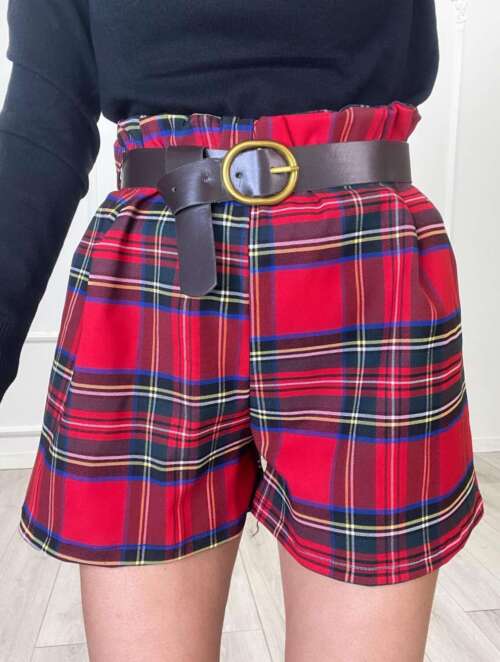 pantaloncino tartan