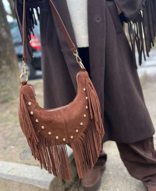 borsetta frange luna