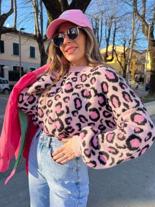 Maglioncino macu pink