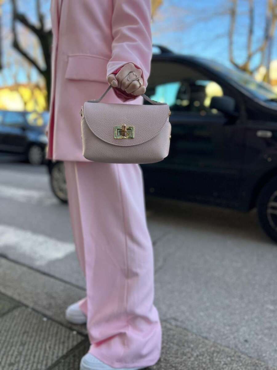 mini borsetta bamboo rosa light