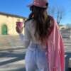blazer fiocchetti rosa - immagine 3