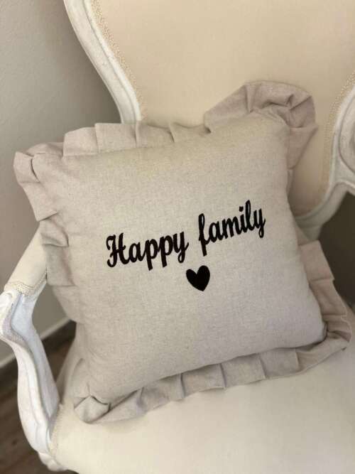 Copricuscino cuscino Happy family