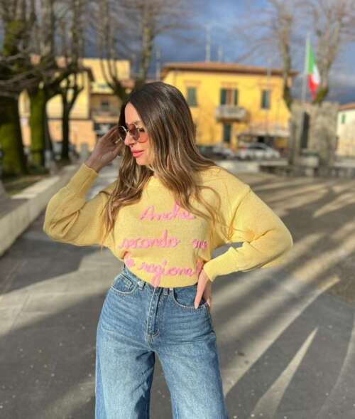 Maglioncino "anche secondo me ho ragione io"