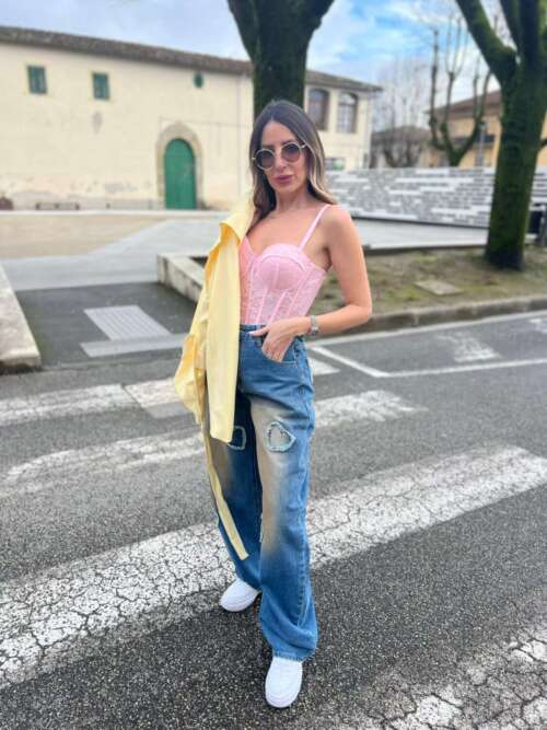 Corpetto lady enchanted Rosa