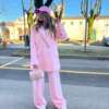 Blazer doppio petto iris rosa