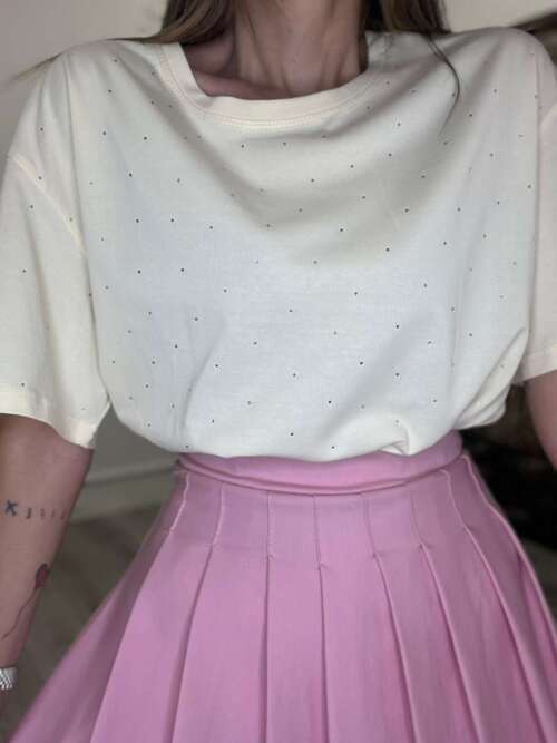 T-shirt over brillar gialla