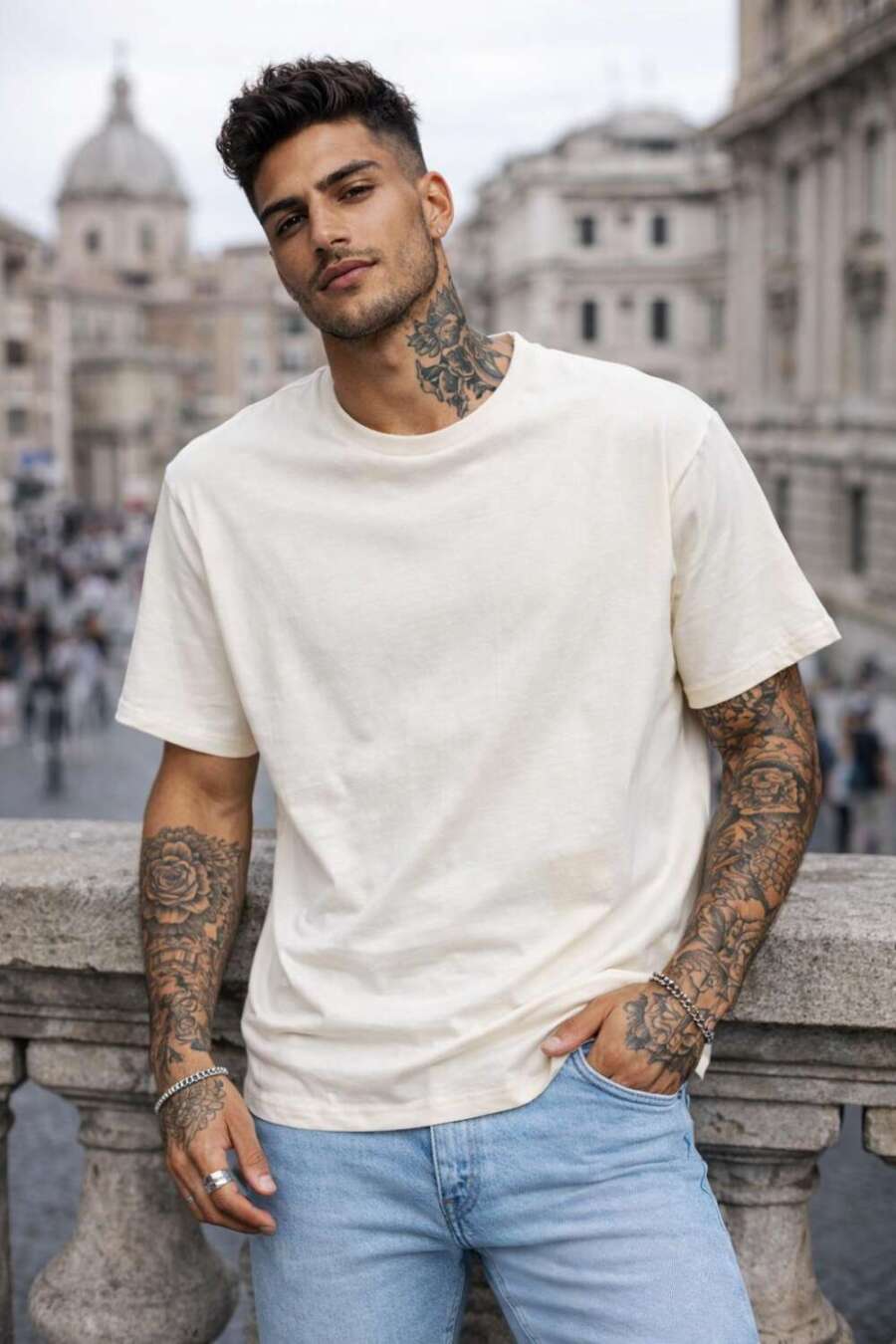 T-SHIRT BASIC OVER PANNA
