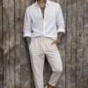 pantalone beige man