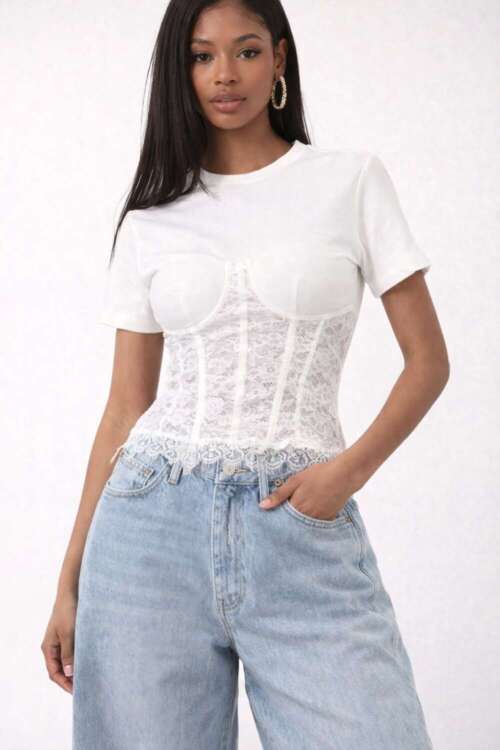 T-shirt corpetto angelica