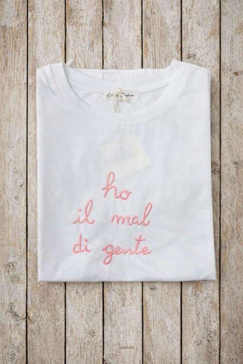 t-shirt ho il mal di gente