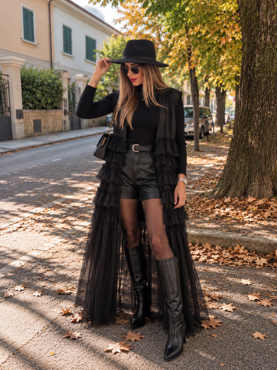 Gilet spolverino toulle