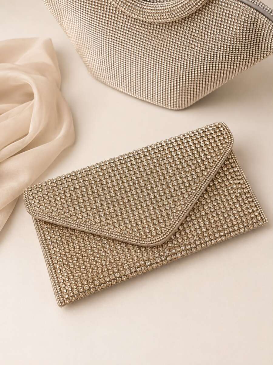 pochette diamond gold