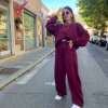 pantalone new york bordeaux