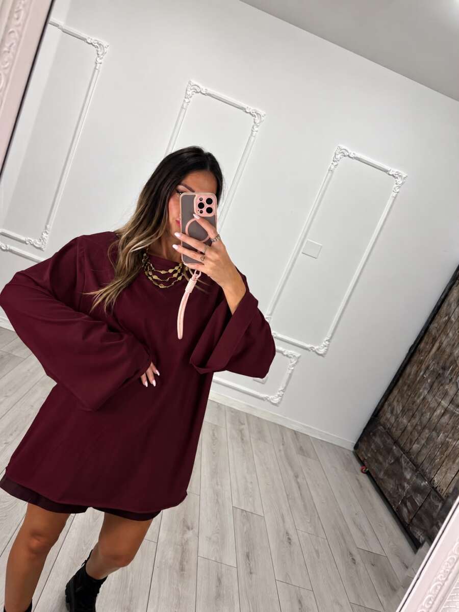 Maglia oh yeah bordeaux