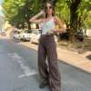 jeans cioccolato cuoricini