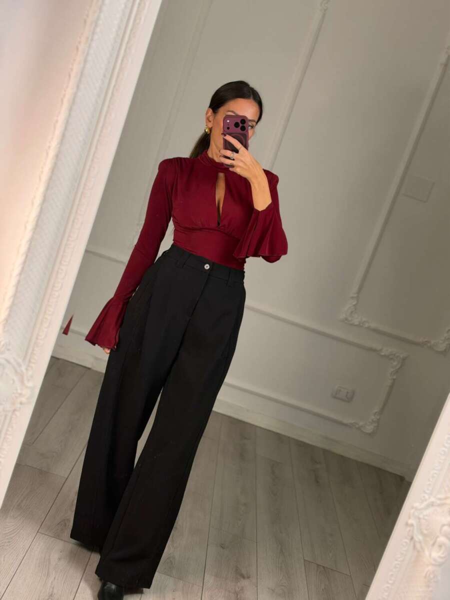 pantalone Rosalinda Nero