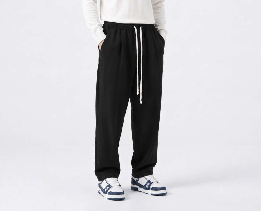 pantalone japan Nero DUCA 019-103 - L