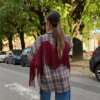 Camicia Western Rodeo bordeaux - immagine 2
